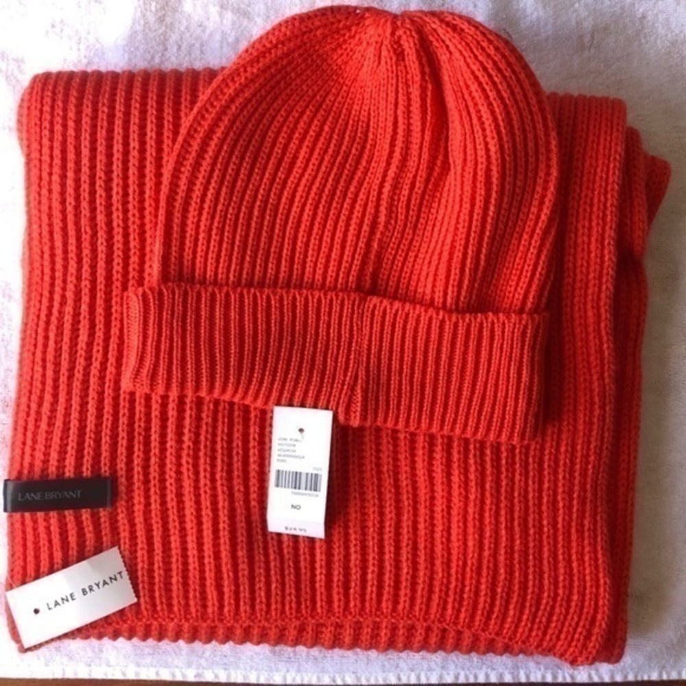 Pop of Color Ribbed Beanie & Scarf Set